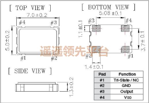 OCETDLJANF-25.000000,有源3044永利集团,泰艺3044永利集团,3.3V3044永利集团,7050石英贴片振荡器,OC有源振荡器 OCETDLJANF-25.000000,有源3044永利集团,泰艺3044永利集团,3.3V3044永利集团,7050石英贴片振荡器,OC有源振荡器