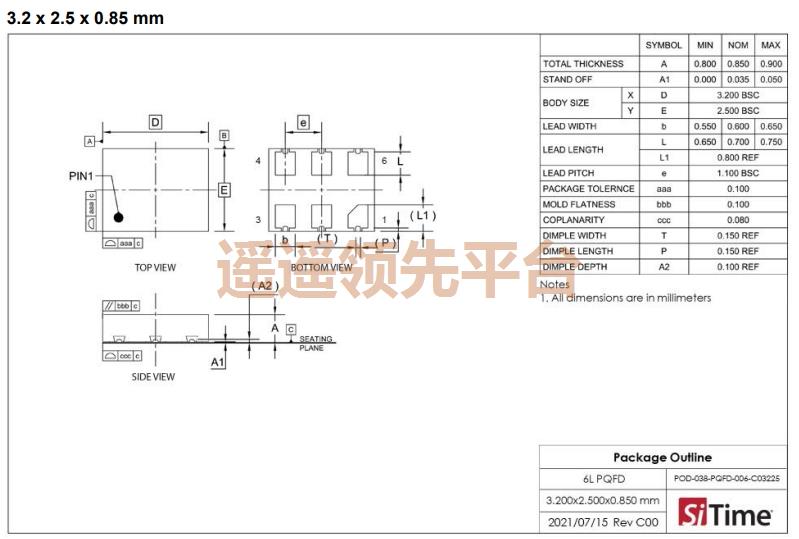 SiT3372AC-1B2-33NH122.123456T,SITIMEƬ3044,SiT33723044